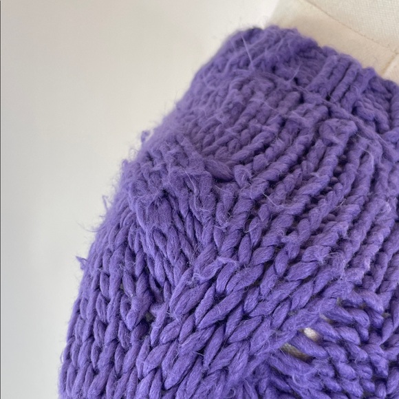 Love, Whit by Whitney Port Purple Chunky Sweater, S - Picture 12 of 13